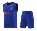 Barcelona Blue Training Singlet + Short Mens 2023/24