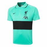 2020/2021 Liverpool Soccer Polo Jersey Green - Mens