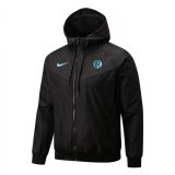 Inter Milan Black All Weather Windrunner Jacket Mens 2022/23