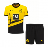 Borussia Dortmund Home Jersey + Short Kids 2023/24