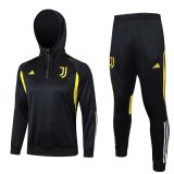 Juventus Black Training Sweatshirt + Pants Mens 2023/24 #Hoodie