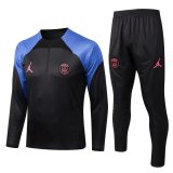 PSG x Jordan Black 3D Print Training Suit Mens 2022/23