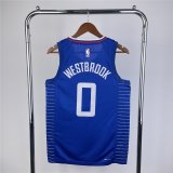 Los Angeles Clippers Blue Swingman Jersey - Icon Edition Mens 2023/24 #WESTBROOK - 0
