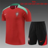 Portugal Red Training Jersey + Short Kids 2023/24
