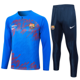 Barcelona Sky Blue Training Suit Mens 2024/25