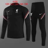 Liverpool Black Traning Suit Kids 2021/22