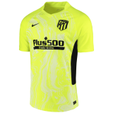 2020/2021 Atlético de Madrid Third Yellow Men Soccer Jersey Shirt