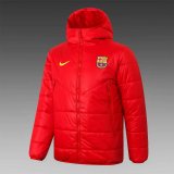 2020/2021 Barcelona Red Soccer Winter Jacket Men's