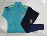 Brazil Light Blue Training Suit Jacket + Pants Mens 2022