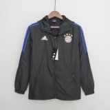 Bayern Munich Black All Weather Windrunner Jacket Mens 2022/23