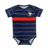 2020 France Home Blue Baby Infant Crawl Soccer Jersey Shirt
