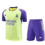 Real Madrid Yellow Training Jersey + Short Mens 2023/24