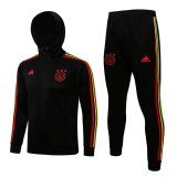 Ajax Hoodie Black Training Suit Jacket + Pants Mens 2021/22