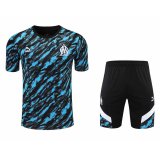 Olympique Marseille Deep Blue Training Suit (Jersey + Short) Men's 2021/22