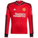 Manchester United Home Jersey Mens 2023/24 #Long Sleeve