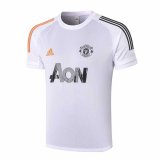 2020/2021 Manchester United Soccer Training Jersey White - Mens