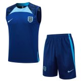 England Cobalt Blue Training Singlet + Short Mens 2023