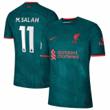 Liverpool Third Away Jersey Mens 2022/23 #M. Salah #11 Player Version