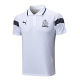 Olympique Marseille White Polo Jersey Mens 2023/24
