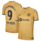 Barcelona Away Jersey Mens 2022/23 #Lewandowski #9 Player Version