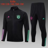 Bayern Munich Black Training Jacket + Pants Kids 2023/24