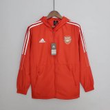 Arsenal Red All Weather Windrunner Jacket Mens 2022/23