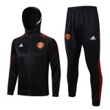 Manchester United Black Training Jacket + Pants Mens 2022/23 #Hoodie