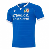 Italy Home Blue Rugby Jersey Mens 2020/21