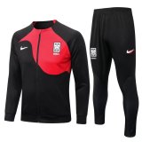 Korea Black Training Suit Jacket + Pants Mens 2022