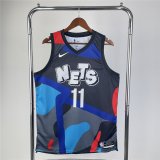 Brooklyn Nets Blue Kaws Swingman Jersey City Edition Mens 2022/23 #IRVING - 11