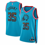 Phoenix Suns Turquoise Swingman Jersey (City) Mens 2022/23 Kevin Durant - 35