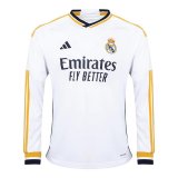 Real Madrid Home Jersey Mens 2023/24 #Long Sleeve
