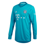 2020/2021 Bayern Munich Home Goalkeeper Green LS Men's Soccer Jersey Shirt