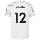 2020/2021 Arsenal Away White Men's Soccer Jersey WILLIAN #12