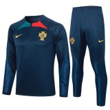 Portugal Royal Blue Training Suit Mens 2023
