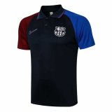 Barcelona Navy Polo Jersey Mens 2021/22