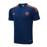 Manchester United Deep Blue Polo Jersey Mens 2022/23