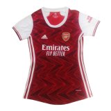 2020/21 Arsenal Home Red Women Soccer Jersey Shirt