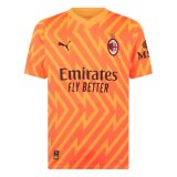 AC Milan Goalkeepr Orange Jersey Mens 2023/24