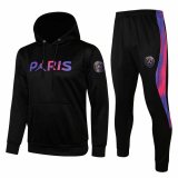 PSG x JORDAN Hoodie Black Training Suit(Sweatshirt + Pants) Mens 2021/22