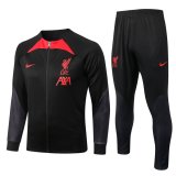 Liverpool Black Training Suit Jacket + Pants Mens 2022/23