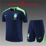 Brazil Royal Training Jersey + Short Kids 2023/24