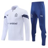 Olympique Marseille White Training Suit Mens 2022/23