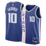 Sacramento Kings Blue Swingman Jersey - City Edition Mens 2024 SABONIS #10