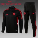 Bayern Munich Black Training Suit Kids 2022/23