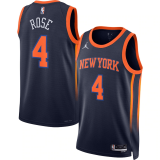 New York Knicks Brand Navy Swingman Jersey (Statement) Mens 2022/23 Derrick Rose - 4