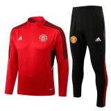 Manchester United Red Training Suit Mens 2022/23