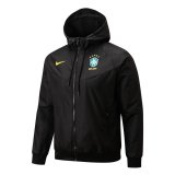 Brazil Black All Weather Windrunner Jacket Mens 2022