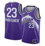 2024 Utah Jazz Purple Swingman Jersey - City Edition Mens MAKKANEN #23