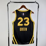Golden State Warriors Black Swingman Jersey - City Edition Mens 2023/24 GREEN #23